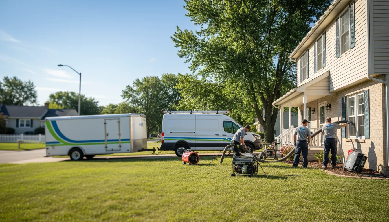 Flooded Basement Restoration And Cleanup With Repair in Forest, OH near me